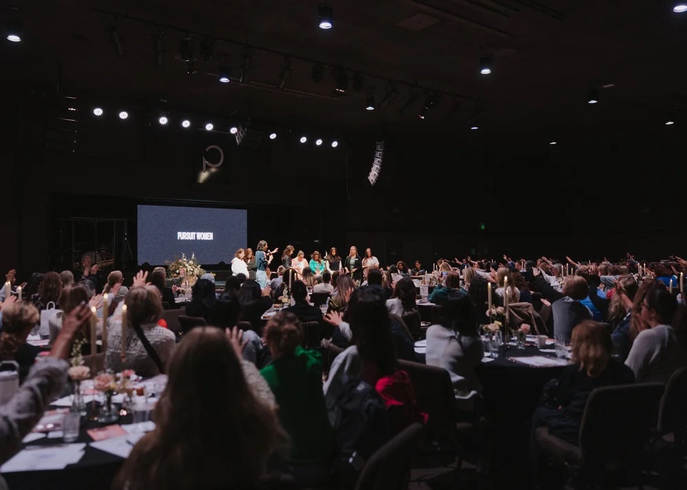 The Pursuit community gathered together in worship